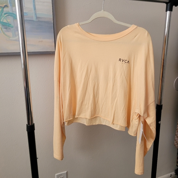 RVCA Crop Long Sleeve Sz XL - Picture 1 of 6